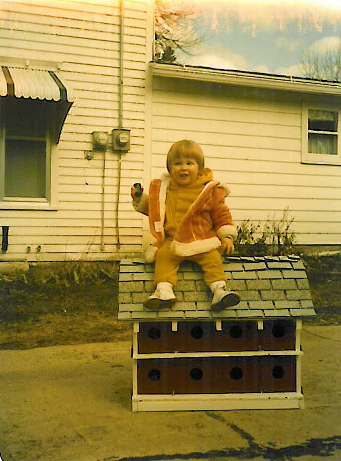 Brightergy Employee Jessica Oakley at two years old.