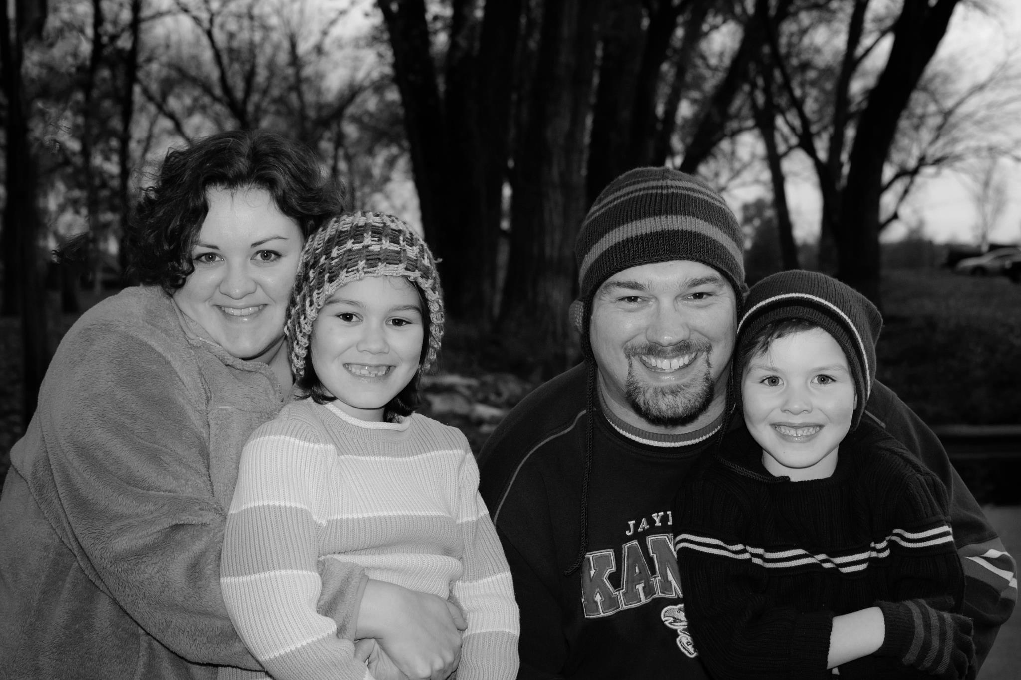 Brightergy office assistant Gabrielle Headley pictured with her family.