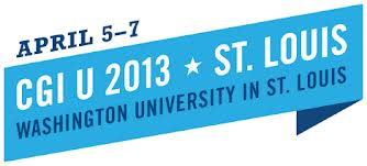 The 2013 Clinton Global Initiative University weekend is being hosted in St. Louis April 5-7 at Washington University.