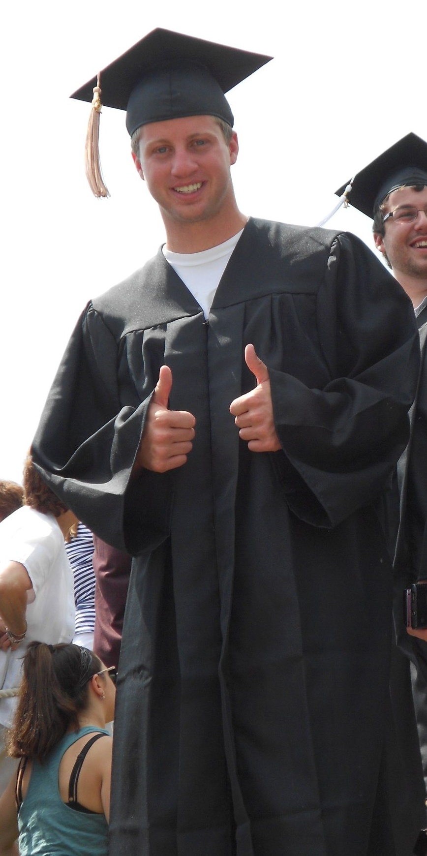 Brightergy employee Sam Field pictured on graduation day.