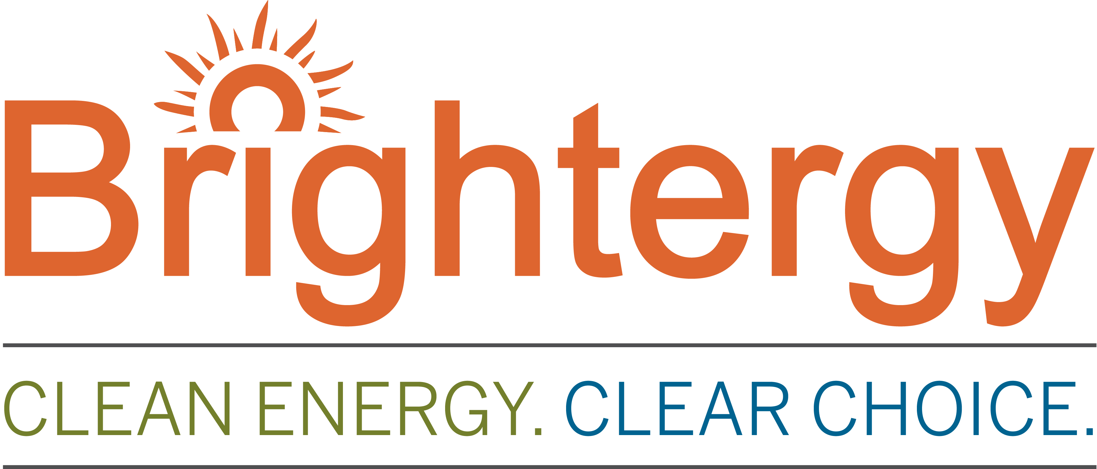Brightergy old logo clean energy clear choice