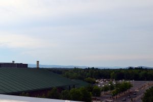 Lot 25 at UMass Amherst is the site of a future solar canopy